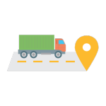 truck on road icon